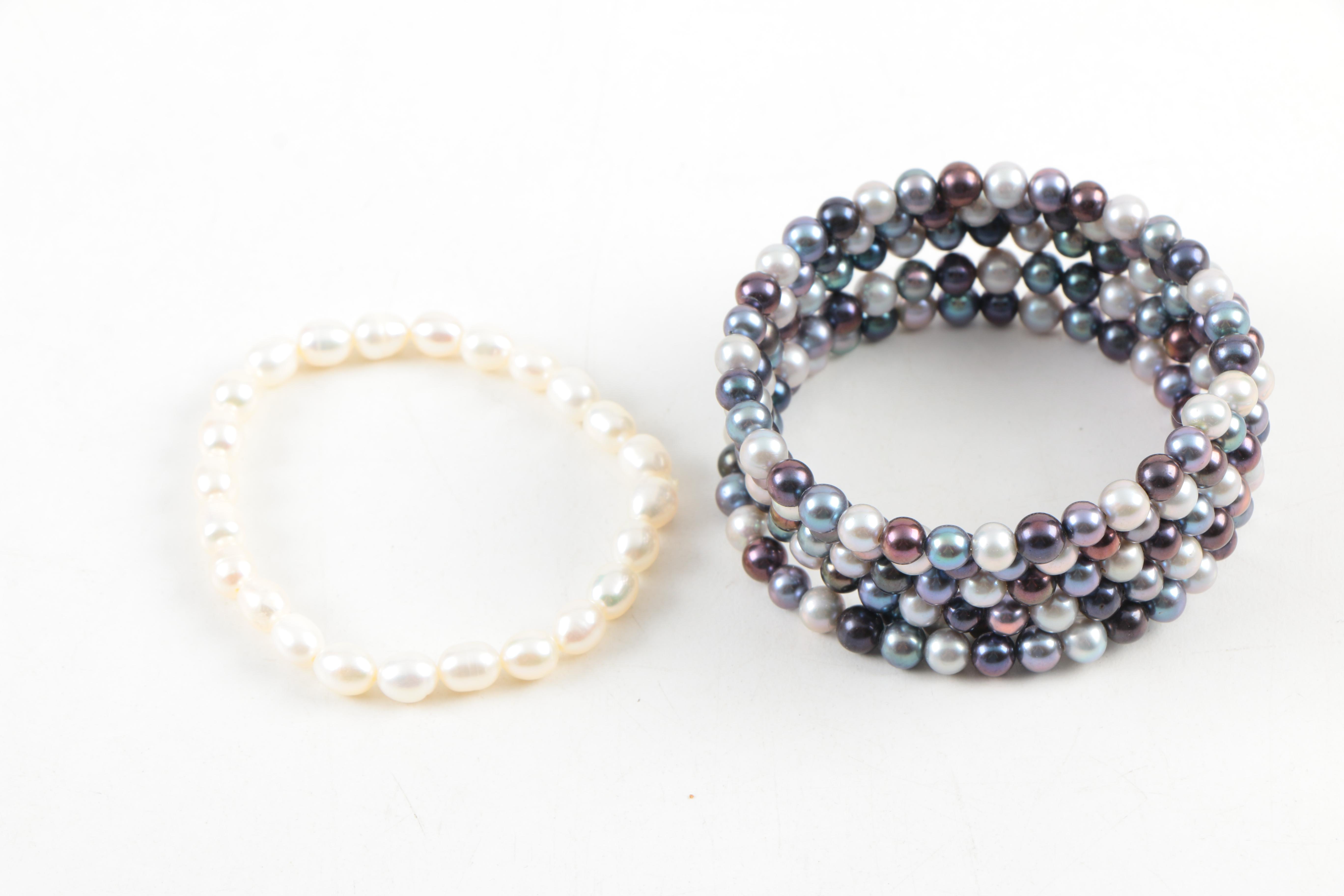 Assortment of Stone Bracelets