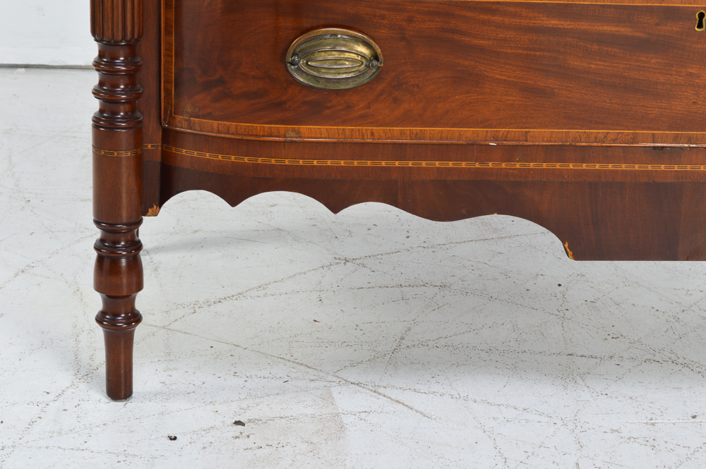 Hepplewhite Style Flame Mahogany Brandy Board, Circa Mid-1800s