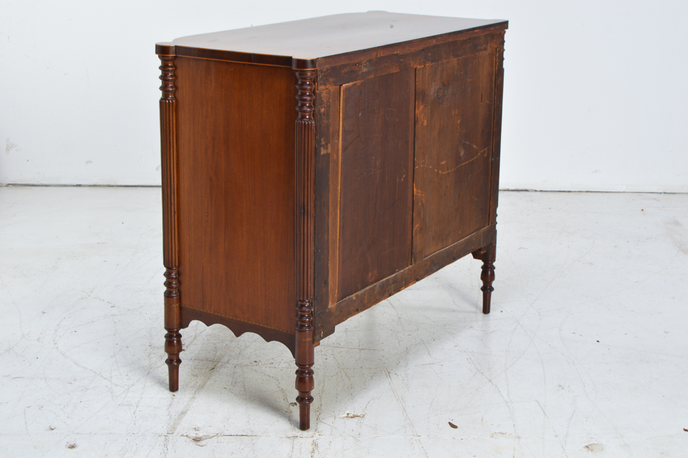 Hepplewhite Style Flame Mahogany Brandy Board, Circa Mid-1800s