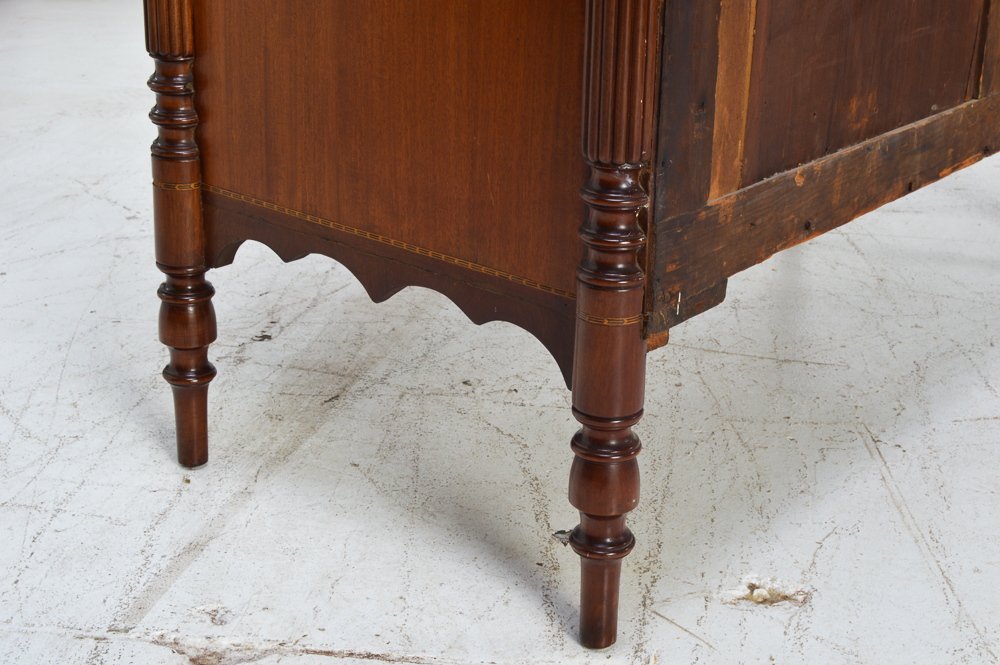 Hepplewhite Style Flame Mahogany Brandy Board, Circa Mid-1800s