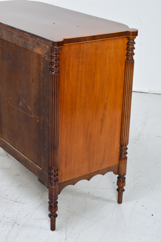 Hepplewhite Style Flame Mahogany Brandy Board, Circa Mid-1800s