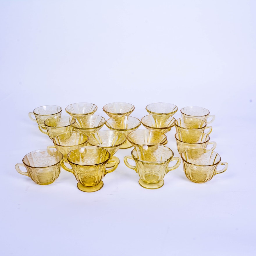 Federal Glass "Madrid Amber" Glassware