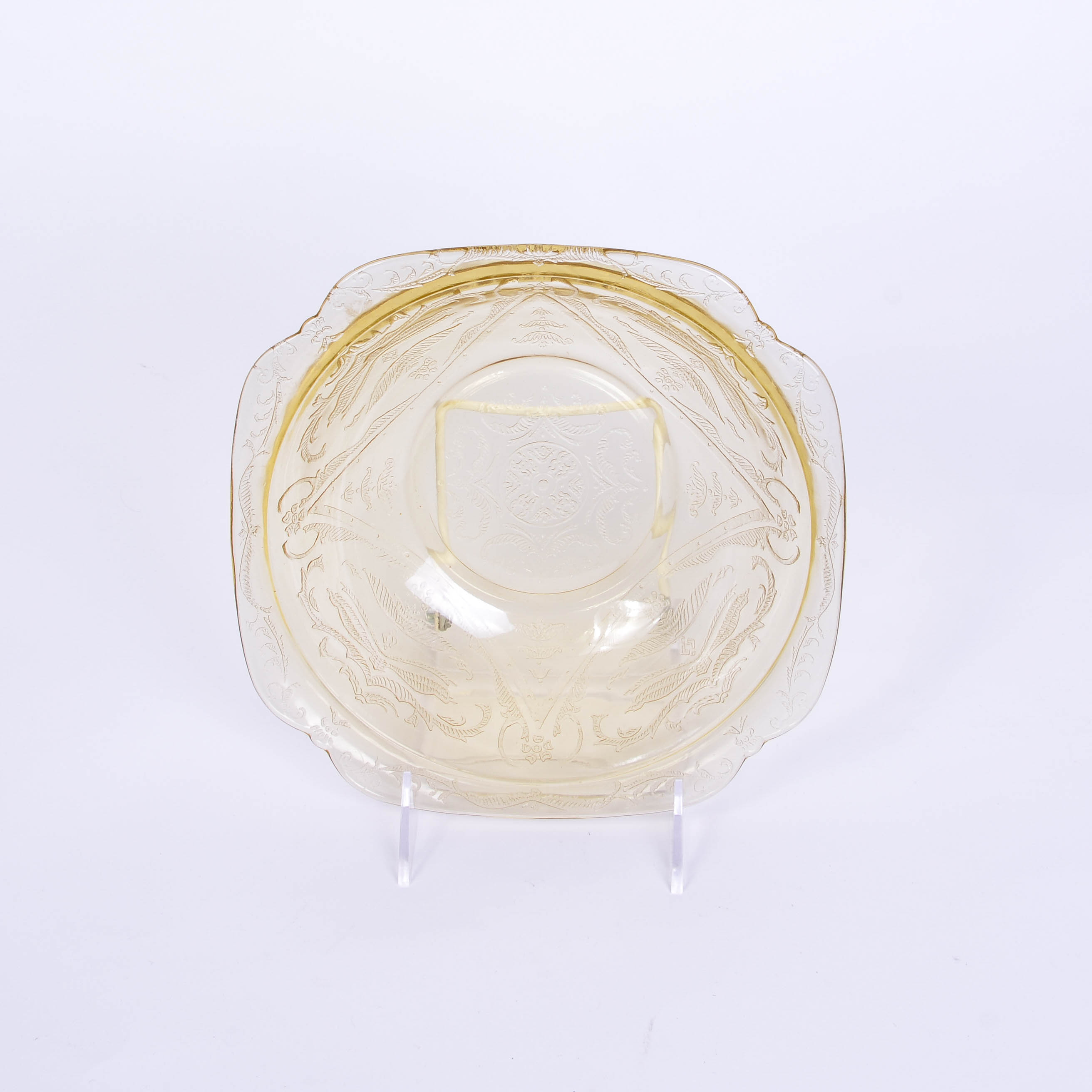 Collection of Federal Glass "Madrid Amber" Tableware