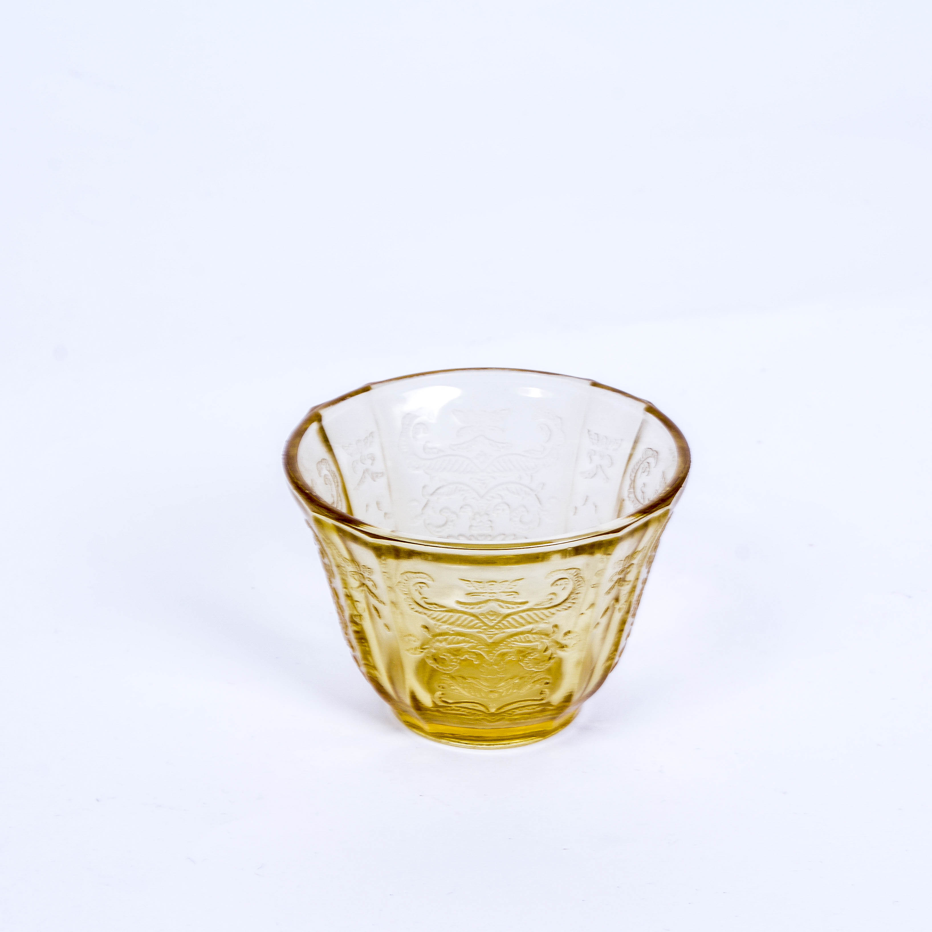 Collection of Federal Glass "Madrid Amber" Tableware