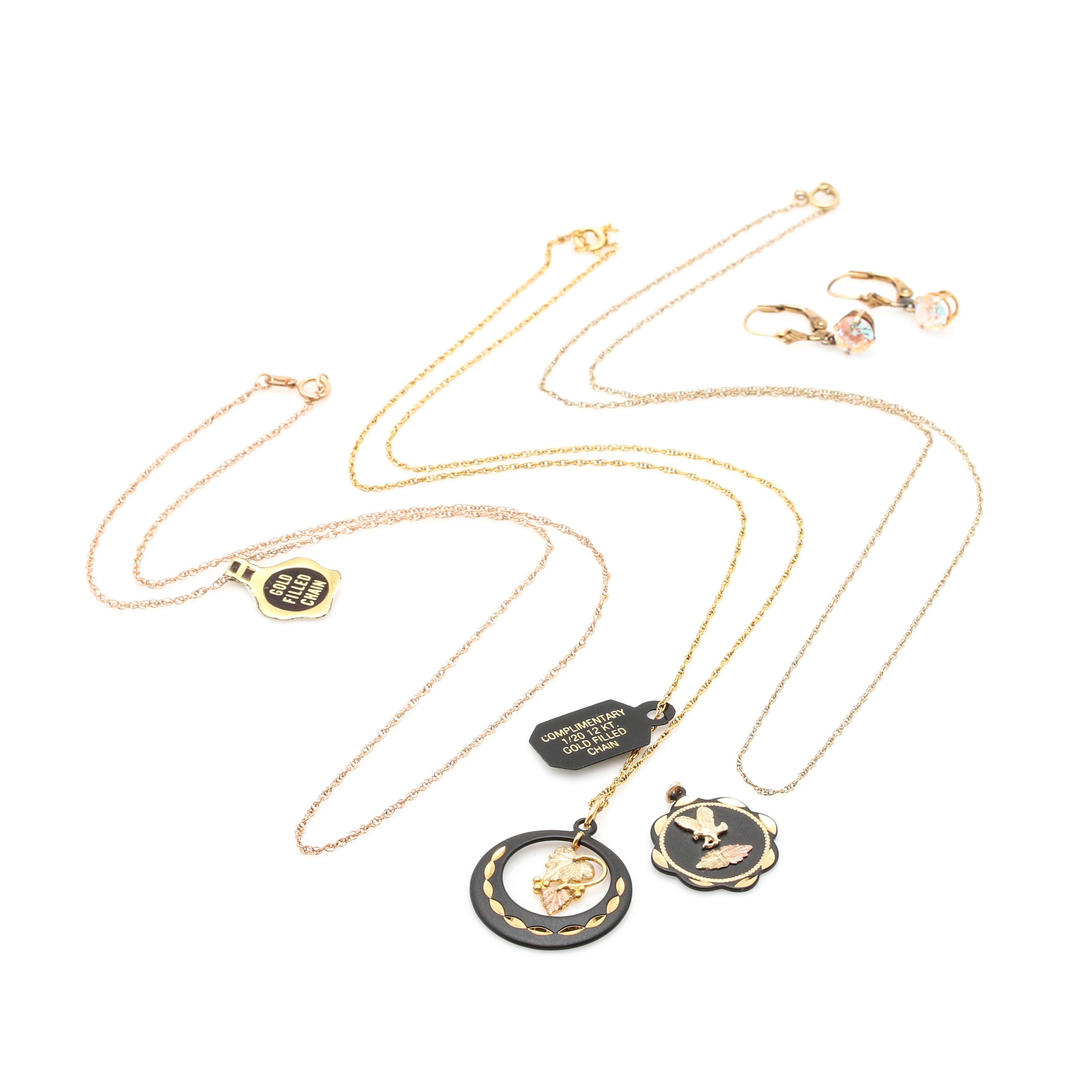 Sterling Silver and Gold Filled Mystic Glass Jewelry Selection