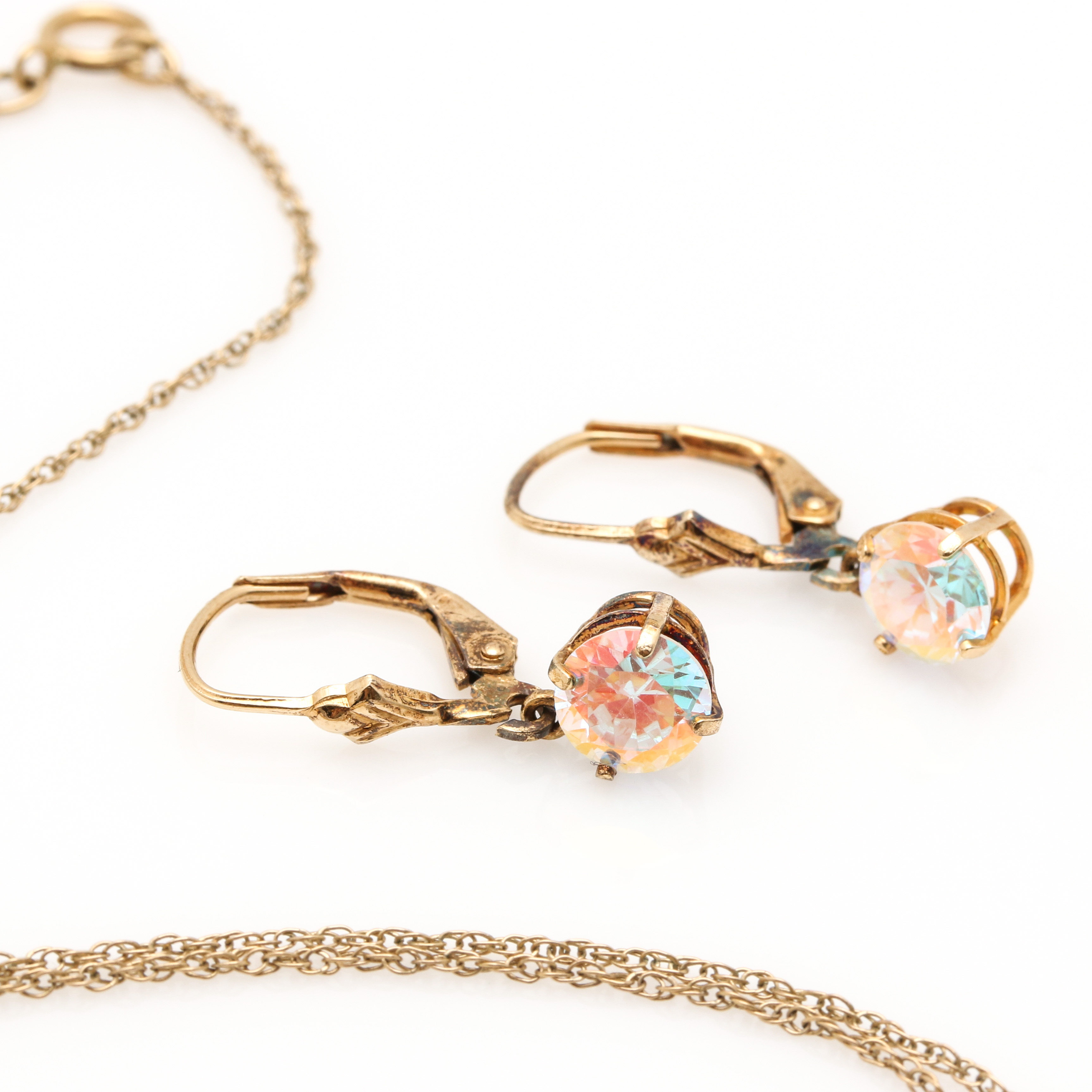 Sterling Silver and Gold Filled Mystic Glass Jewelry Selection