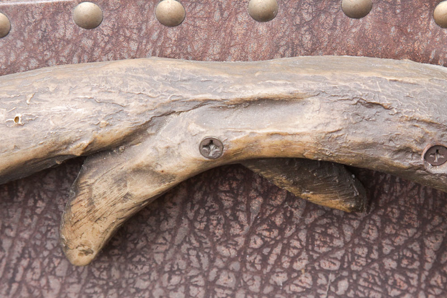 Pair of Antler Motif Bar Stools