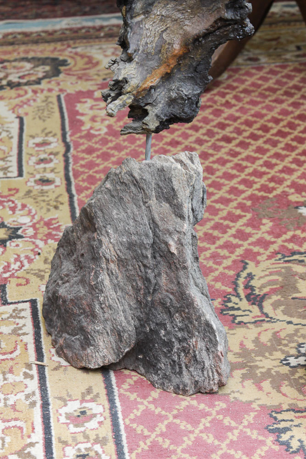 Abstract Wood Human Statue