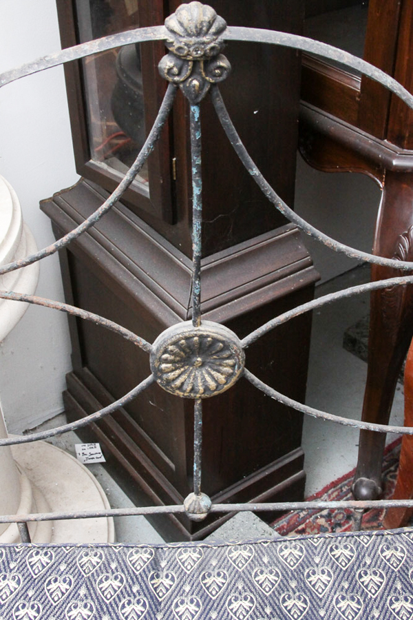 Vintage Wrought Iron Bench