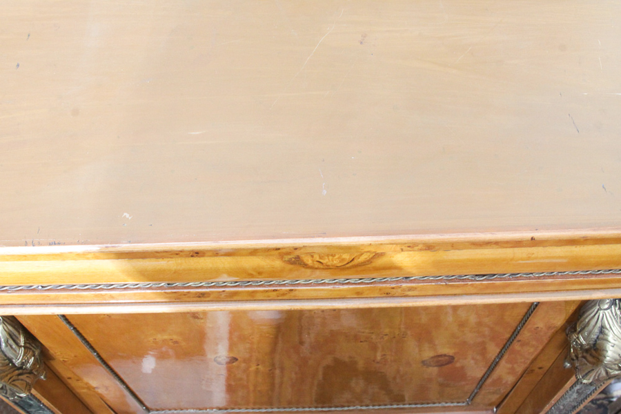 Vintage French Empire Style Maple Secretaire a' Abattant