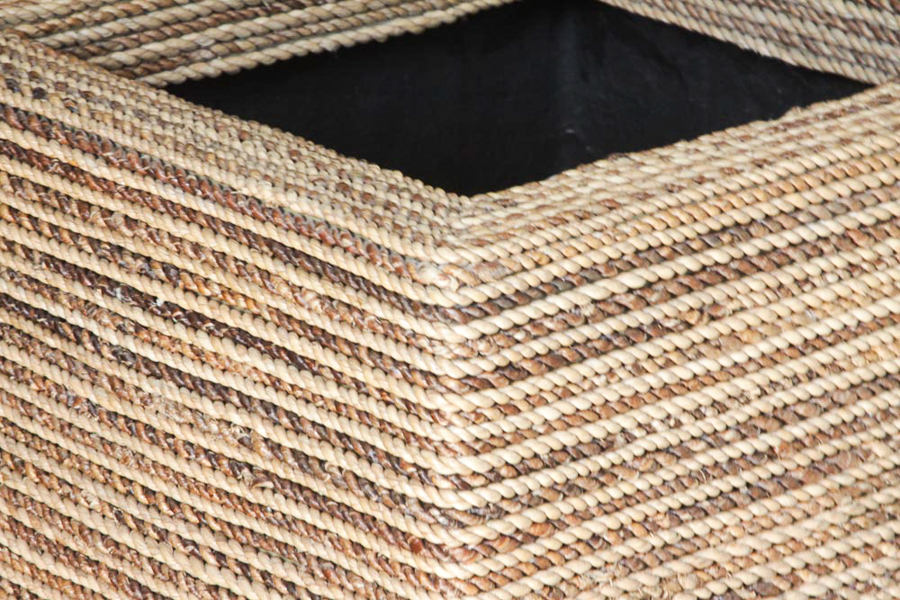 Rope Wrapped Planter Pair