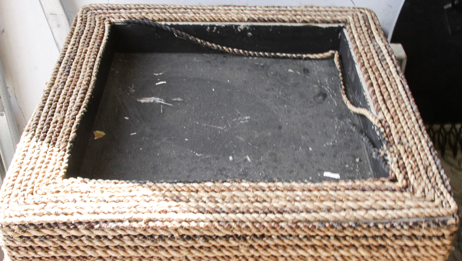 Rope Wrapped Planter Pair