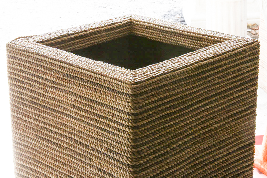 Rope Wrapped Planter Pair