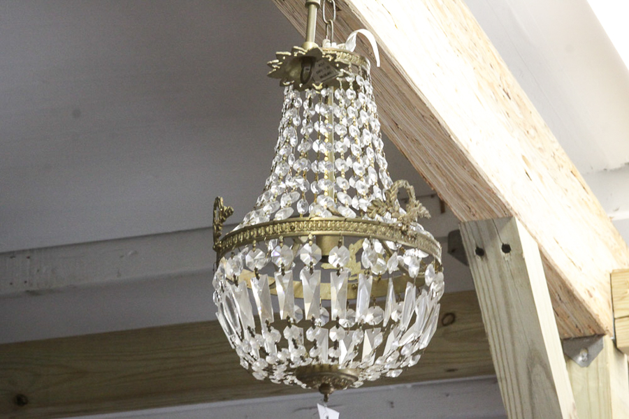 Vintage Empire Style Crystal Chandelier
