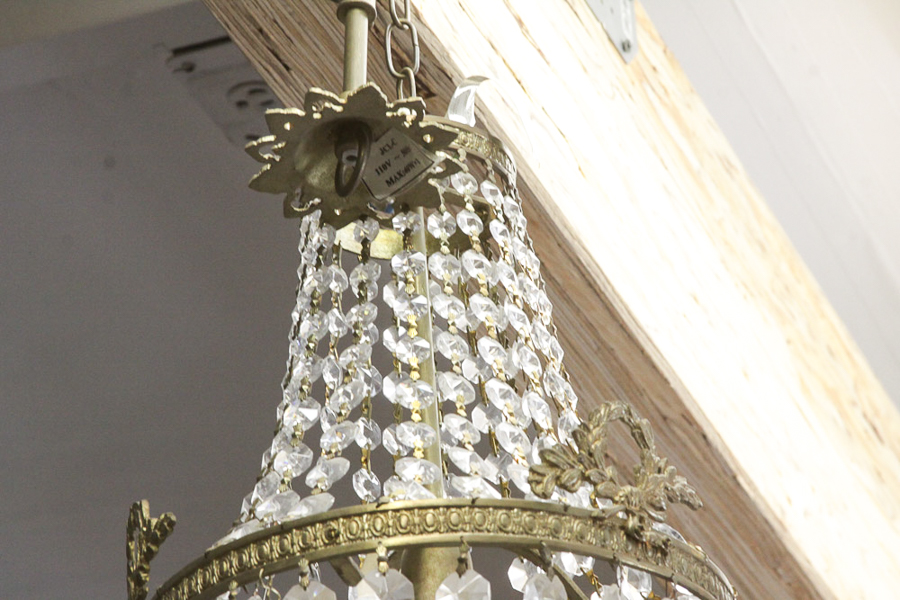 Vintage Empire Style Crystal Chandelier