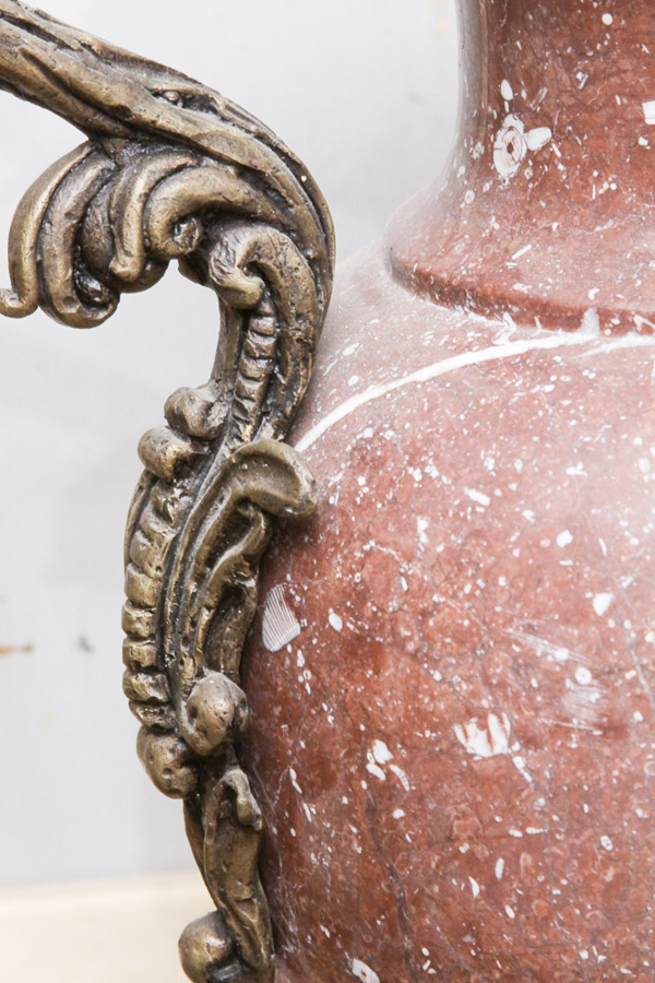 Pair of Vintage Marble Vases