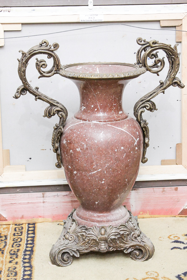 Pair of Vintage Marble Vases