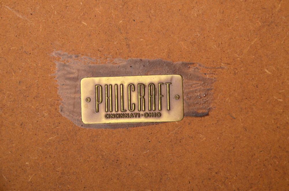 Mid Century Modern Bleached Oak Grain Laminated End Tables