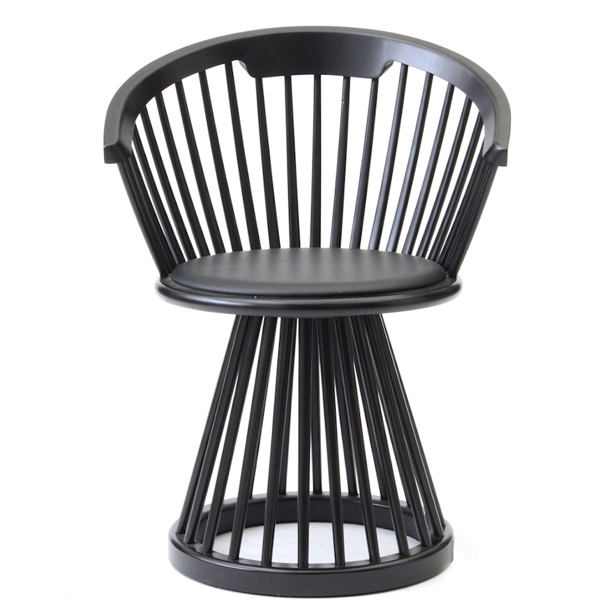 Modern Style Round Spindled "Fan" Dining Chair by Tom Dixon