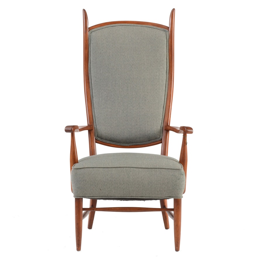 Edward Wormley Designed High Back Chair