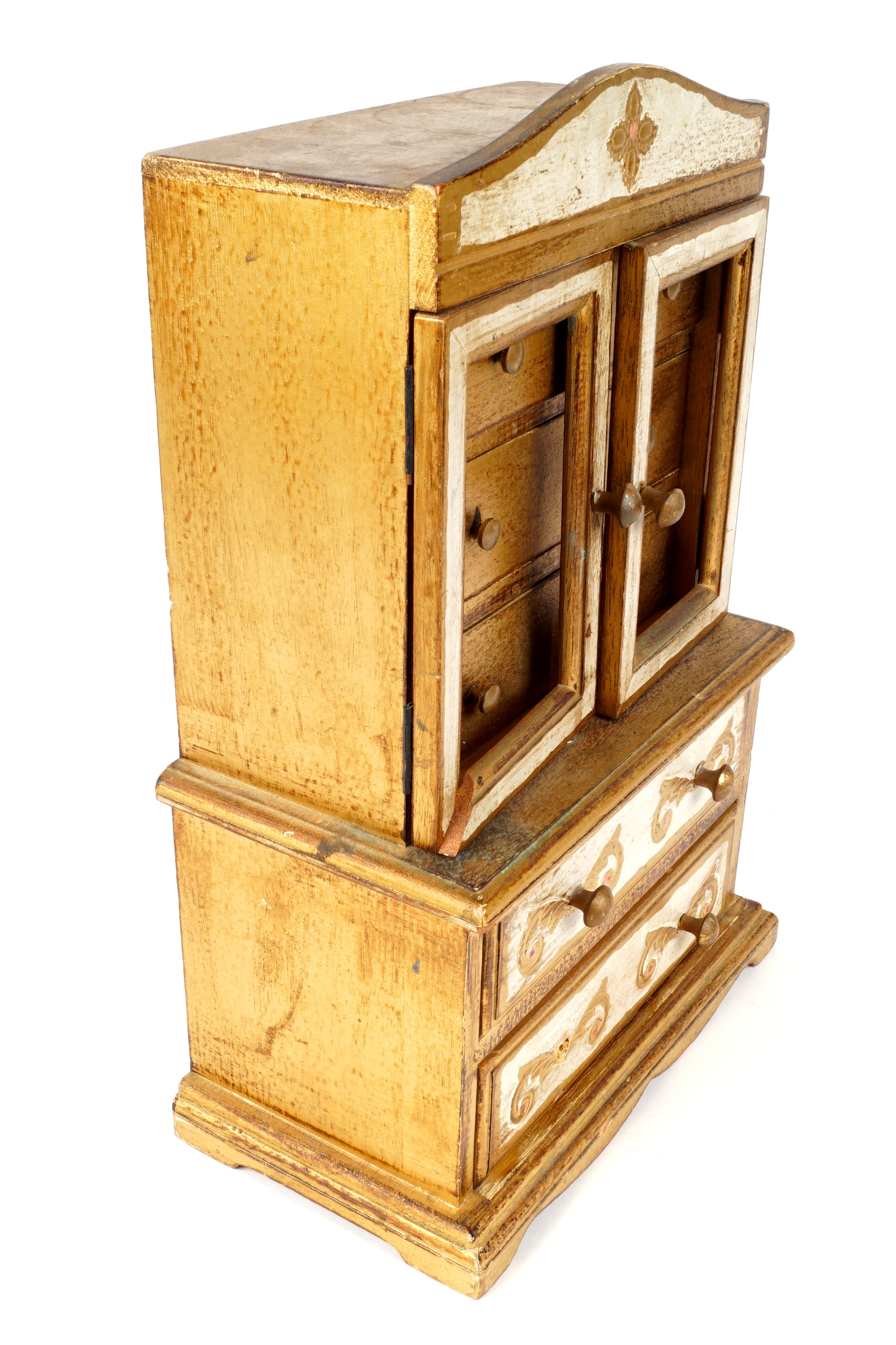 Florentine Armoire-Style Musical Jewelry Box