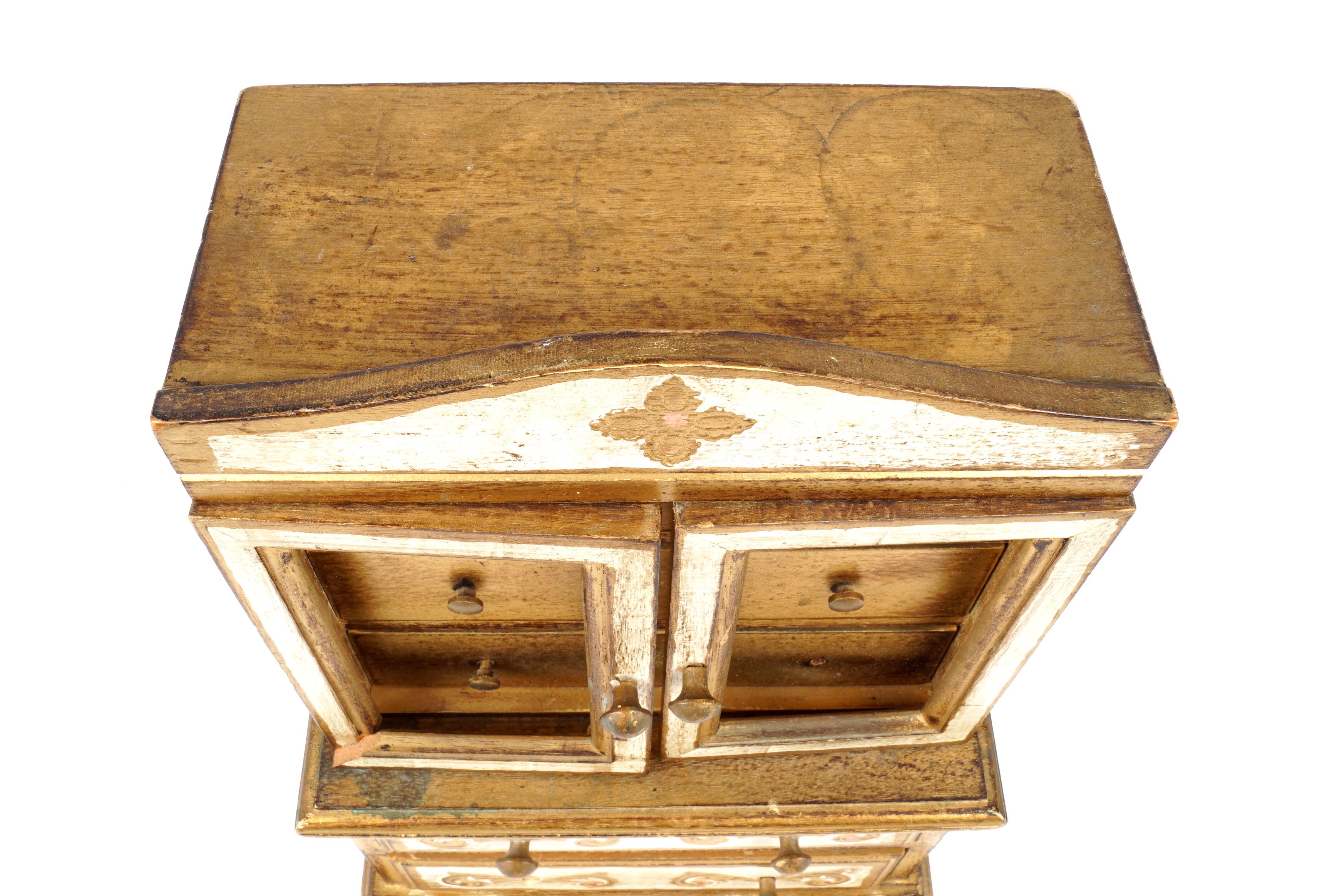 Florentine Armoire-Style Musical Jewelry Box