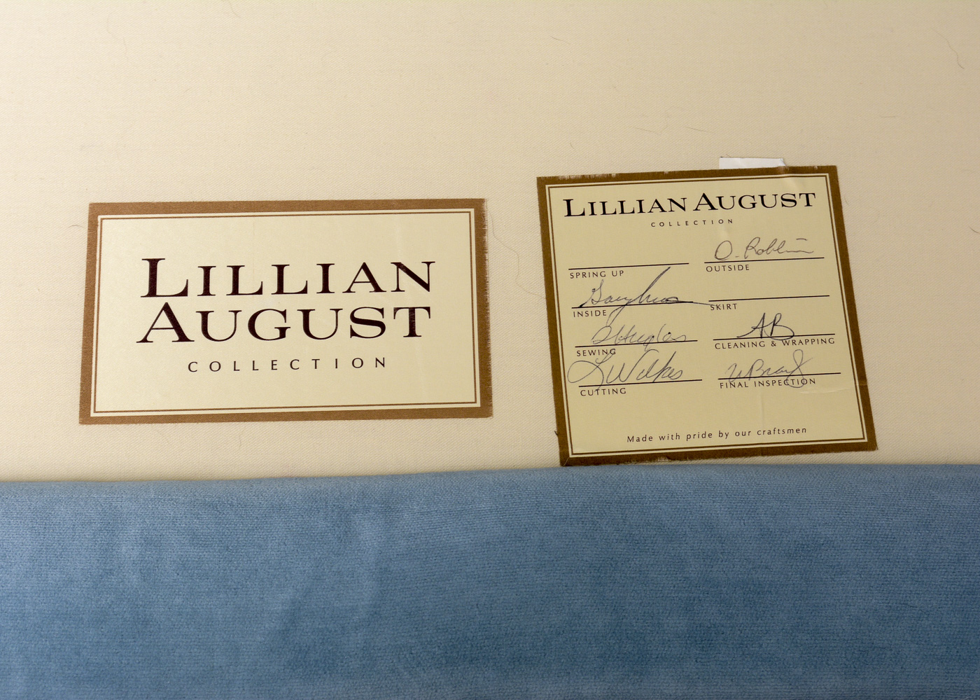 Louis XVI Style Blue Velour Sofa