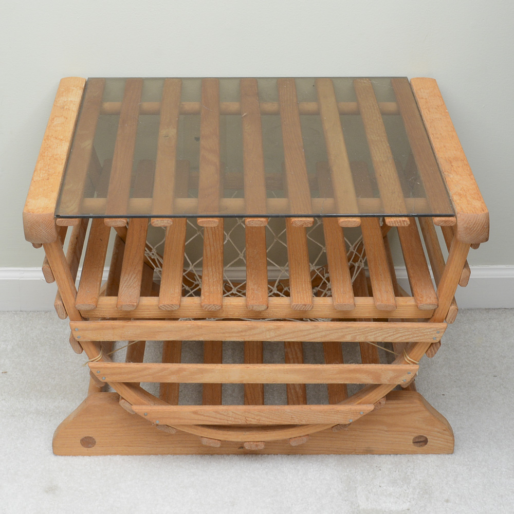 Lobster Trap Side Table