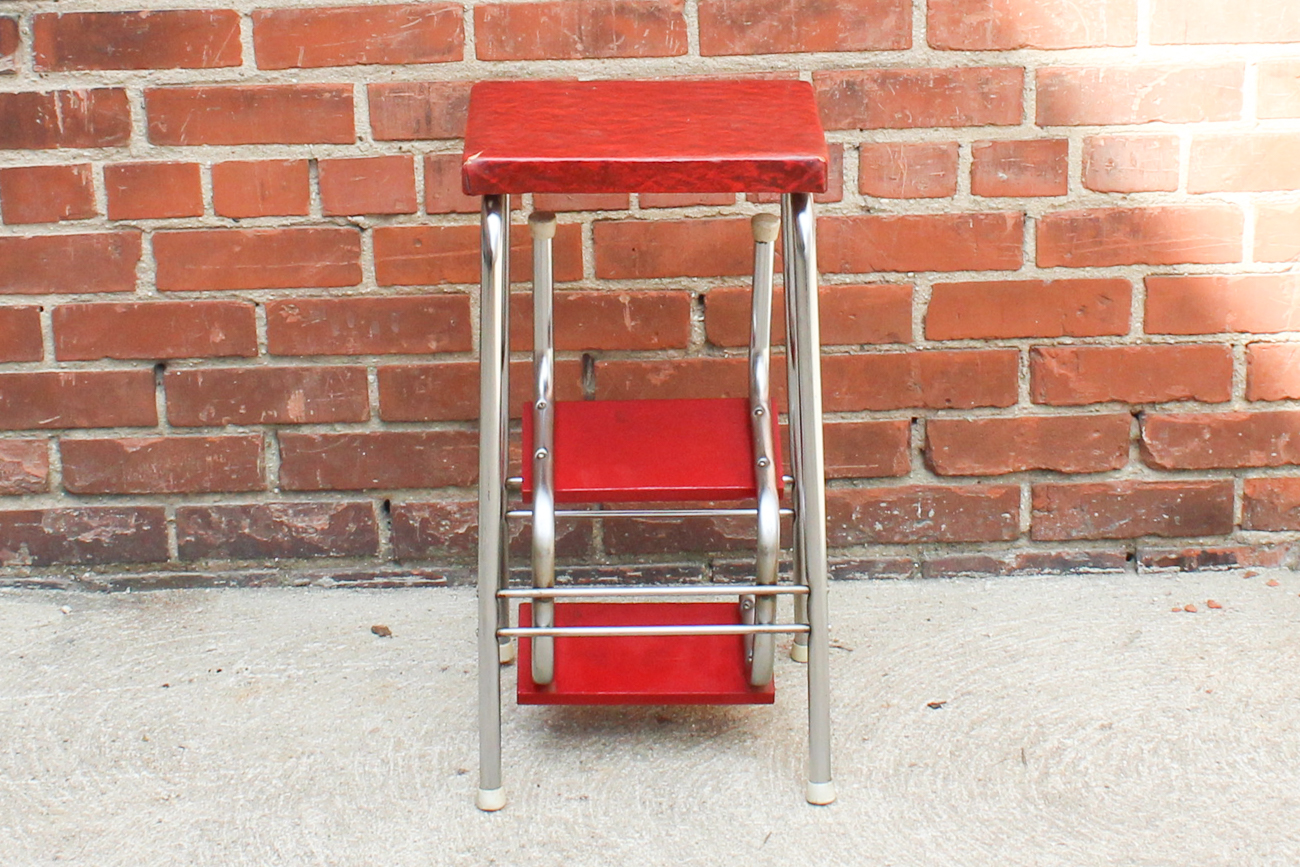 Vintage Mid-Century Step Stool