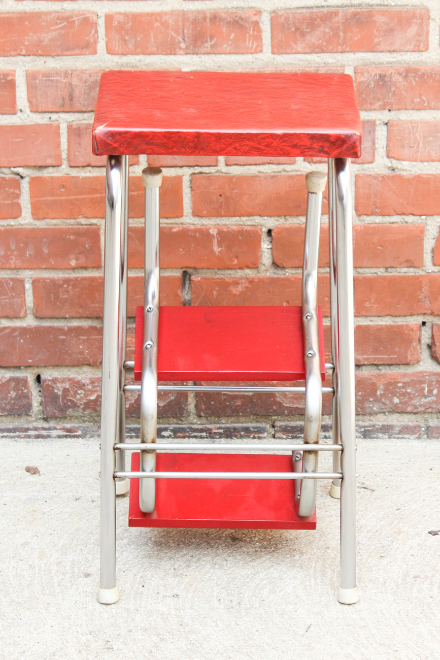 Vintage Mid-Century Step Stool