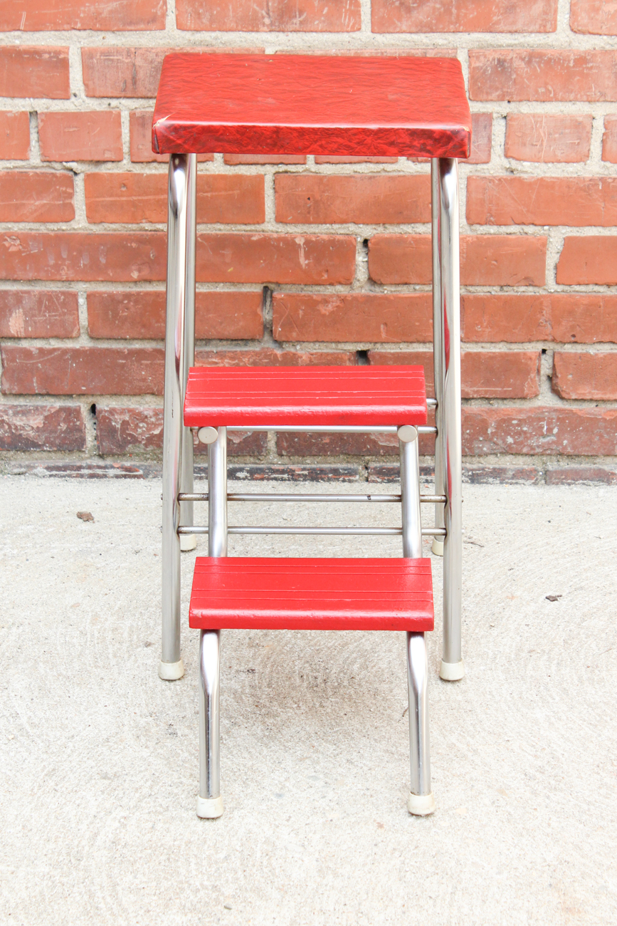 Vintage Mid-Century Step Stool