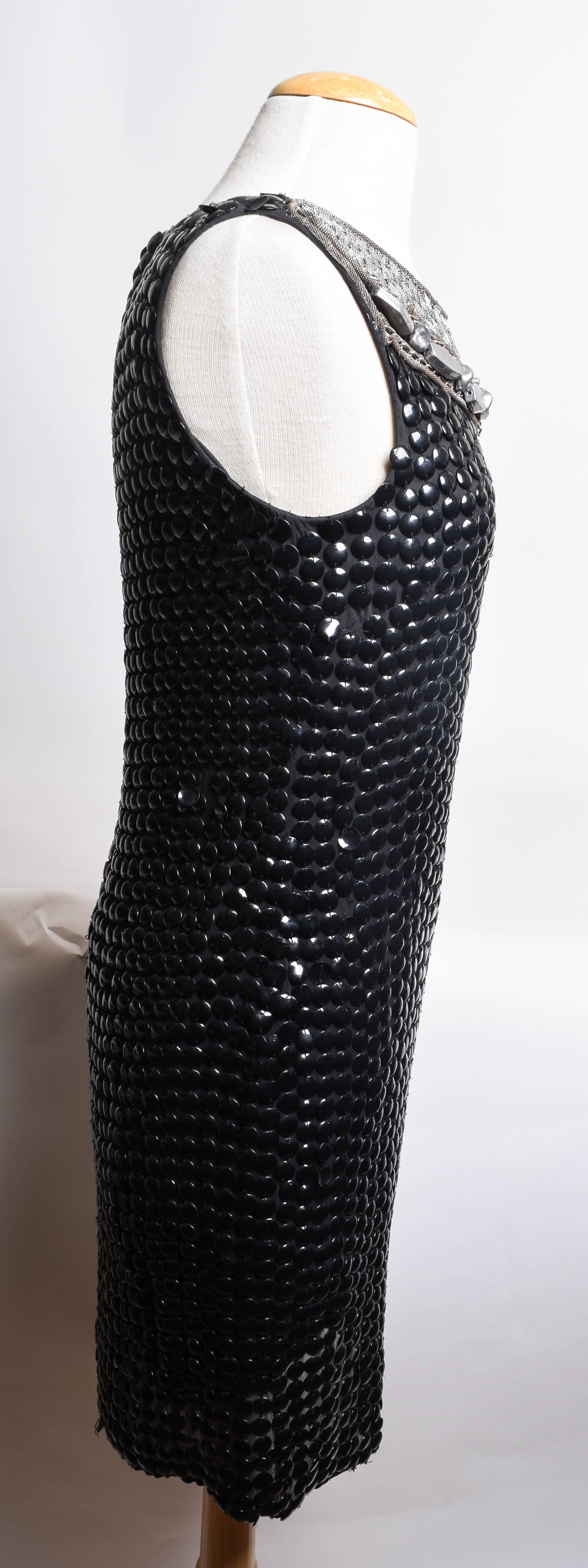 Trelise Cooper Pencil Dress with Metal and Sequined Accents