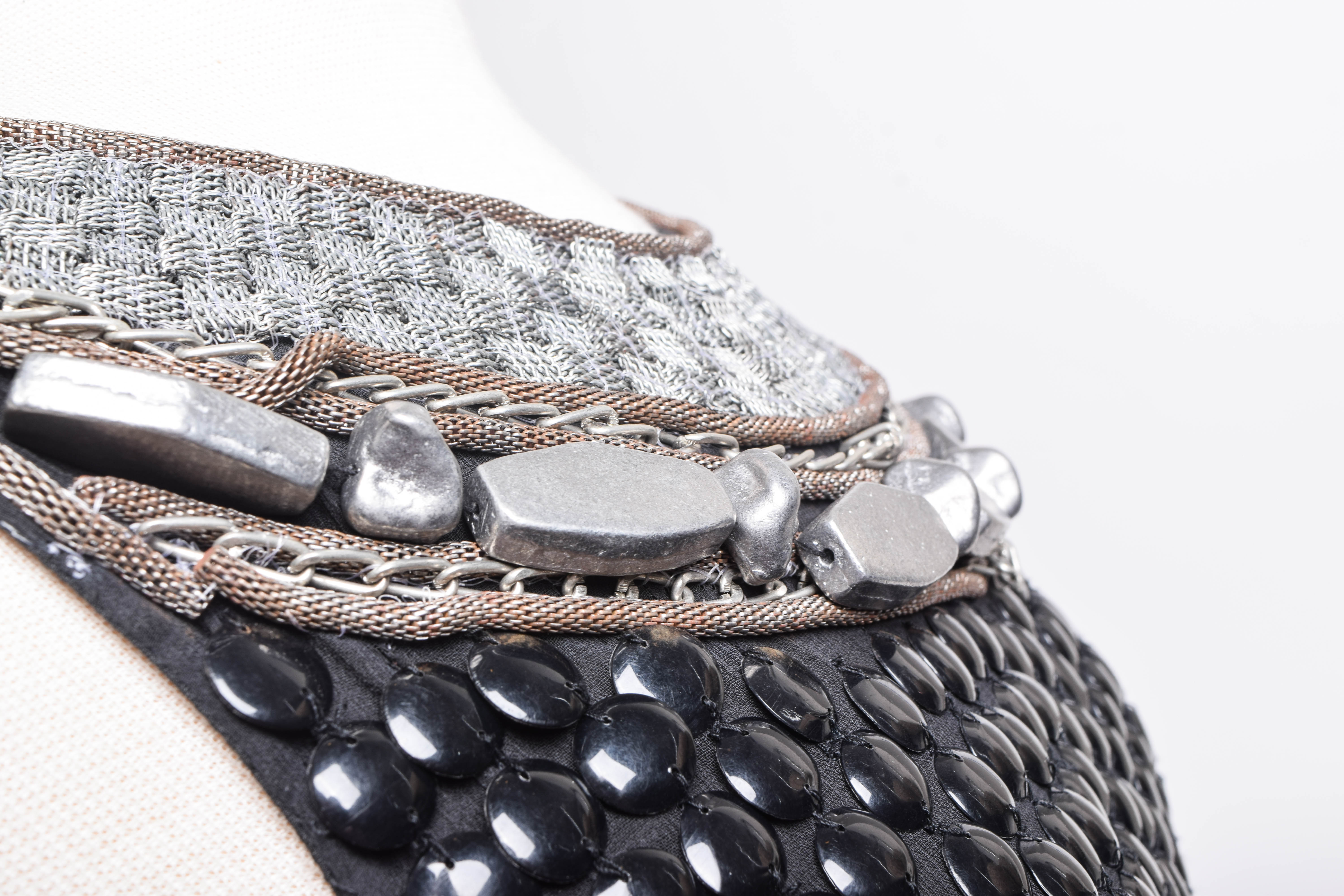 Trelise Cooper Pencil Dress with Metal and Sequined Accents