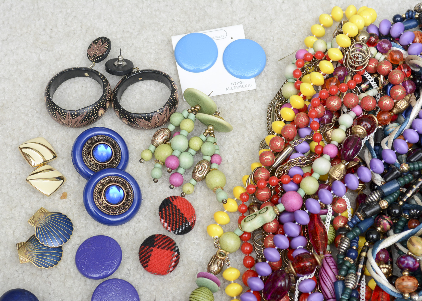 Assorted Costume Jewelry Including Bangle Bracelets