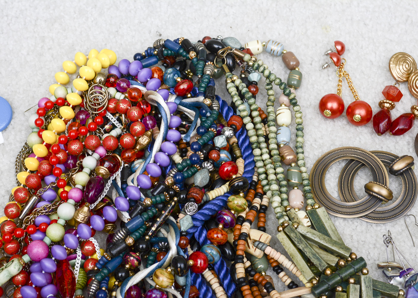 Assorted Costume Jewelry Including Bangle Bracelets