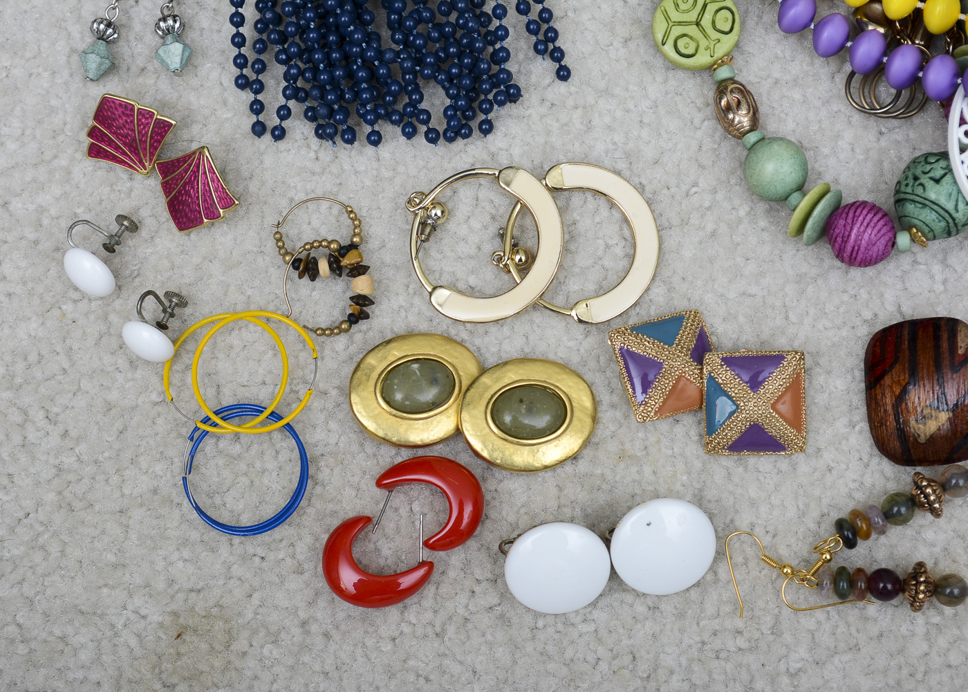 Assorted Costume Jewelry Including Bangle Bracelets