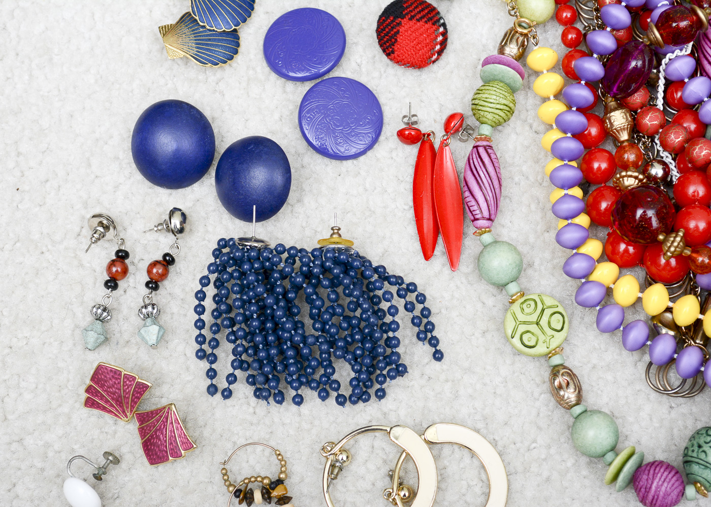 Assorted Costume Jewelry Including Bangle Bracelets