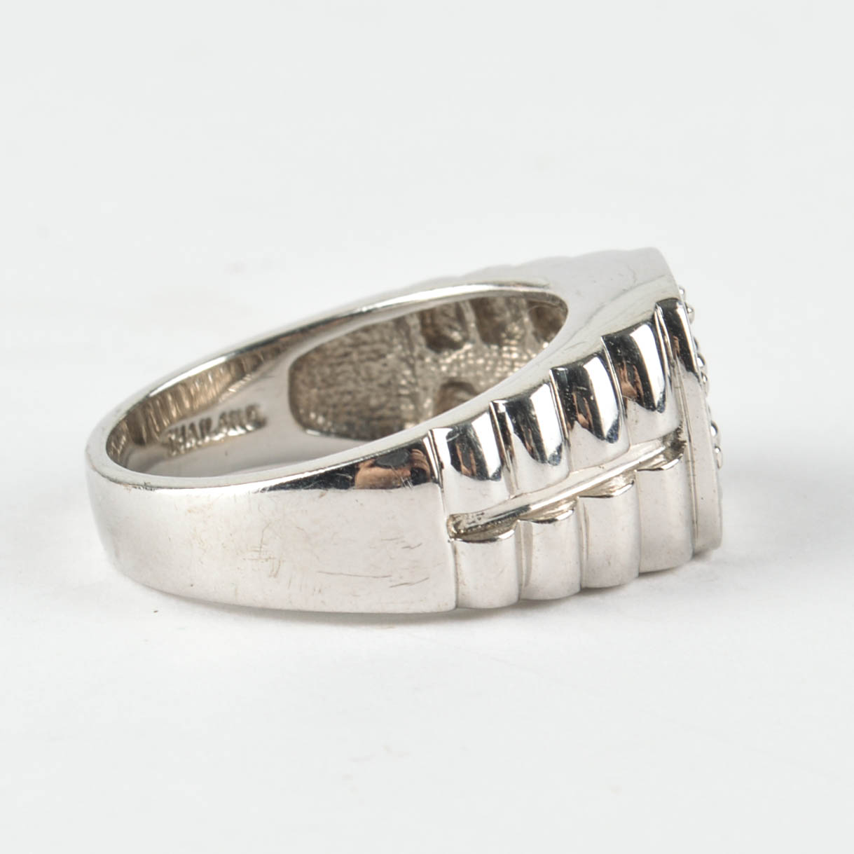 Simon G Stainless Steel Bracelet and Sterling Silver Ring