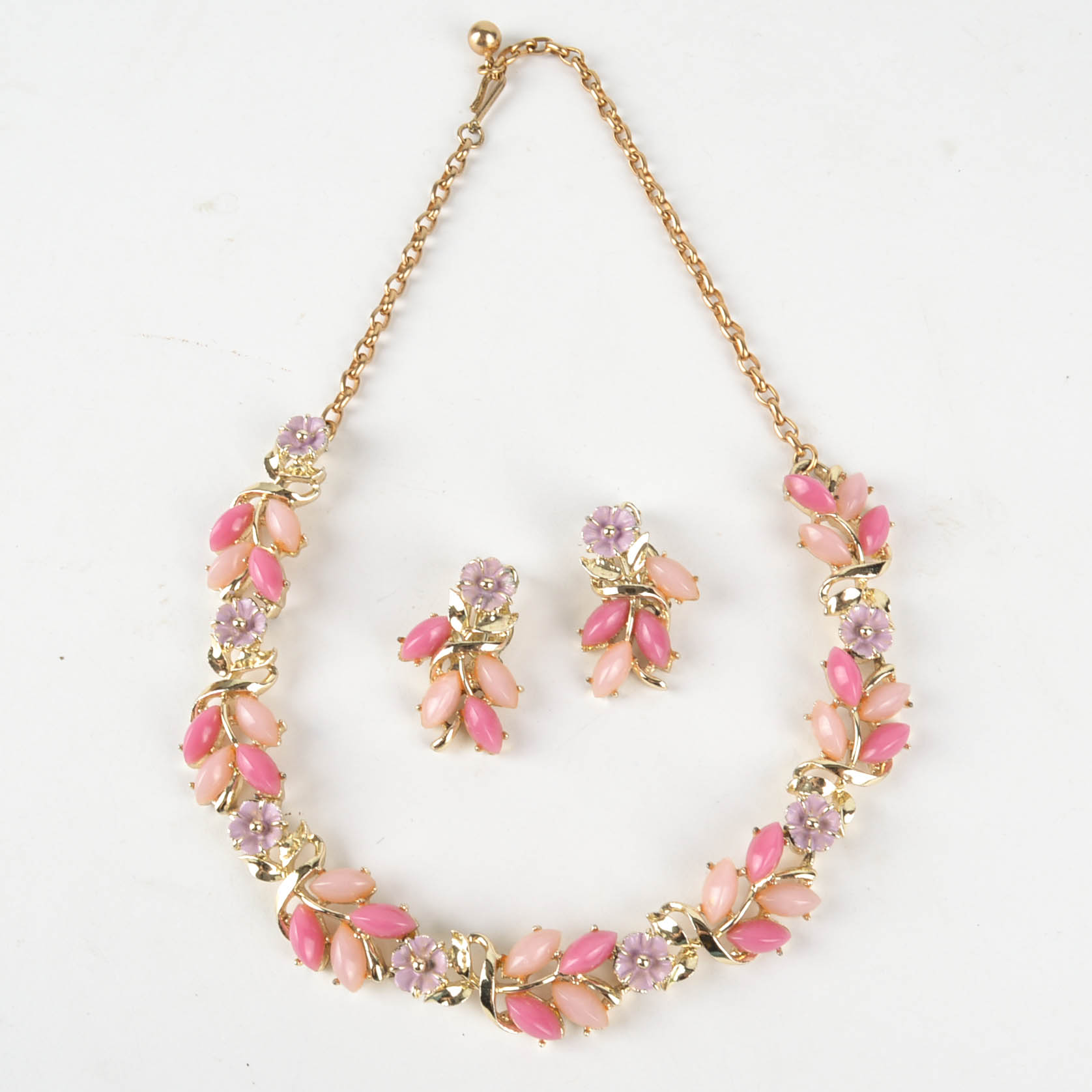 Three Vintage Necklace and Earring Sets