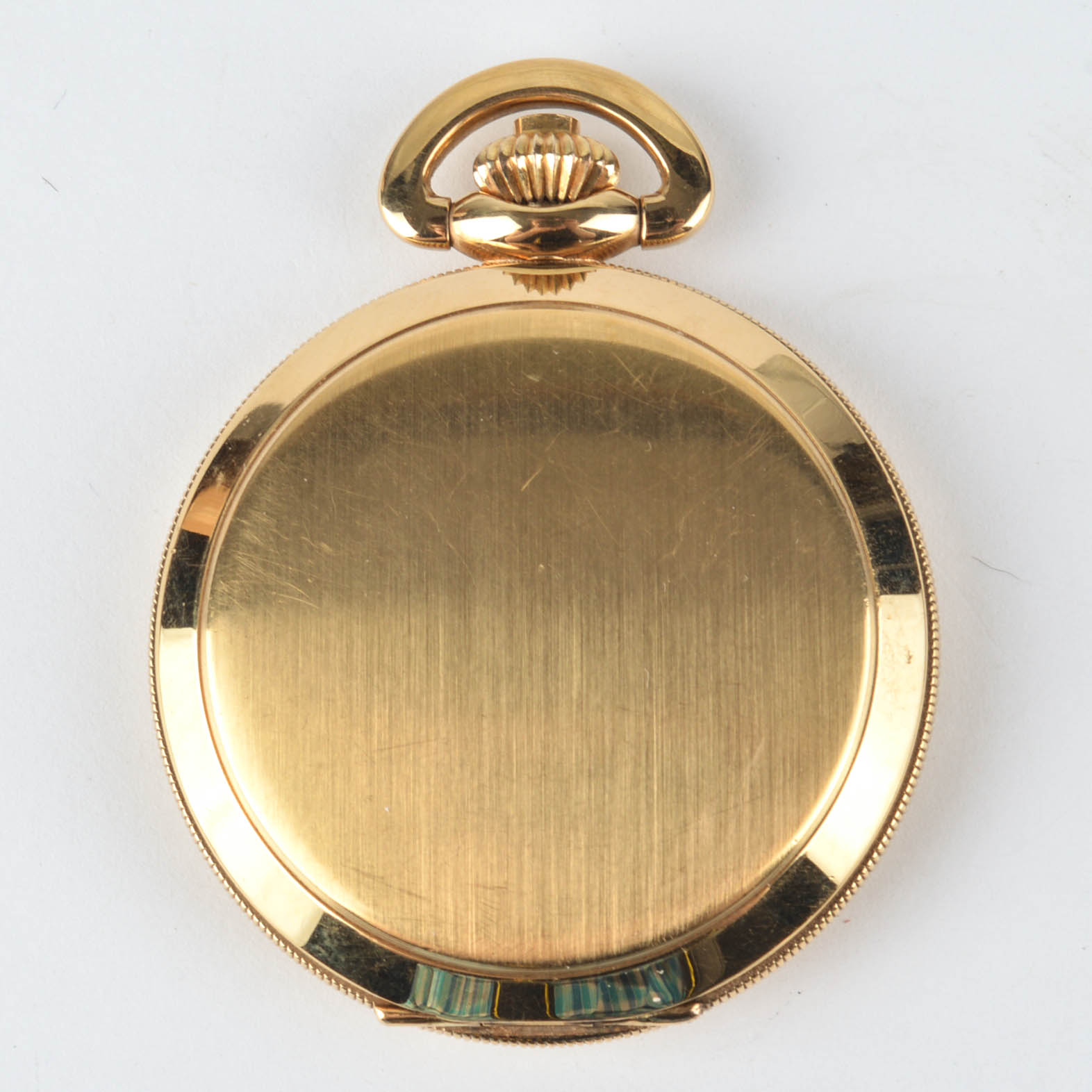 Hamilton Masterpiece Gold Plate Pocket Watch