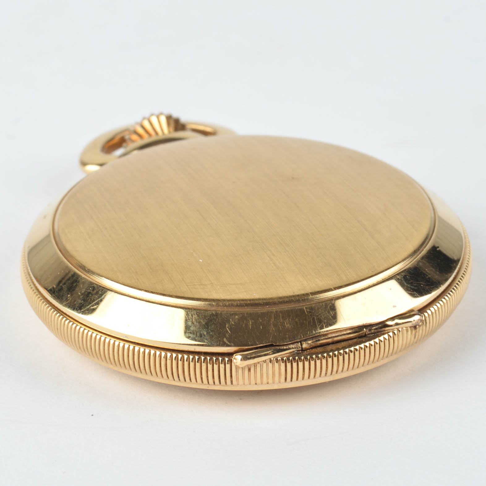 Hamilton Masterpiece Gold Plate Pocket Watch