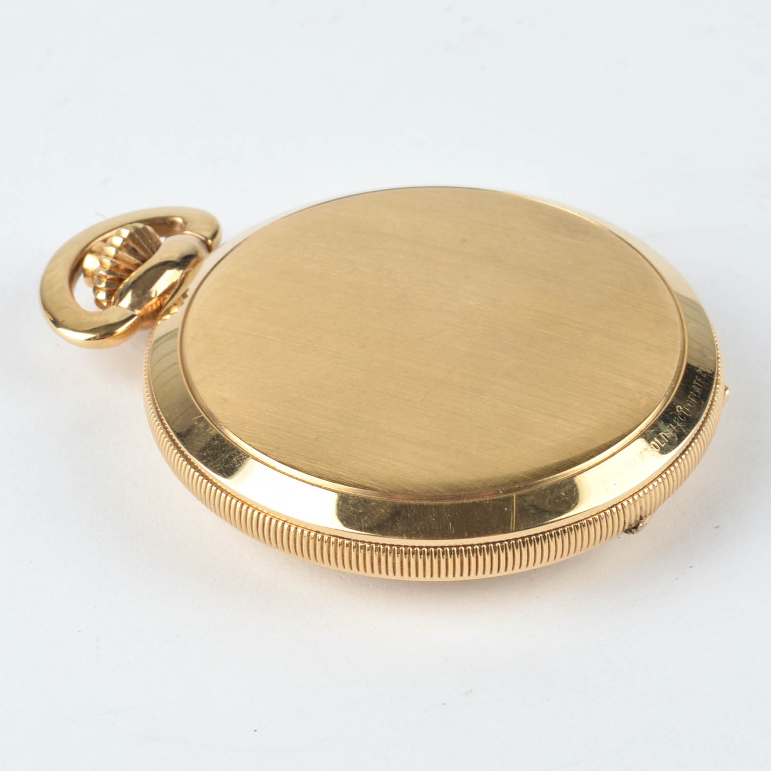 Hamilton Masterpiece Gold Plate Pocket Watch