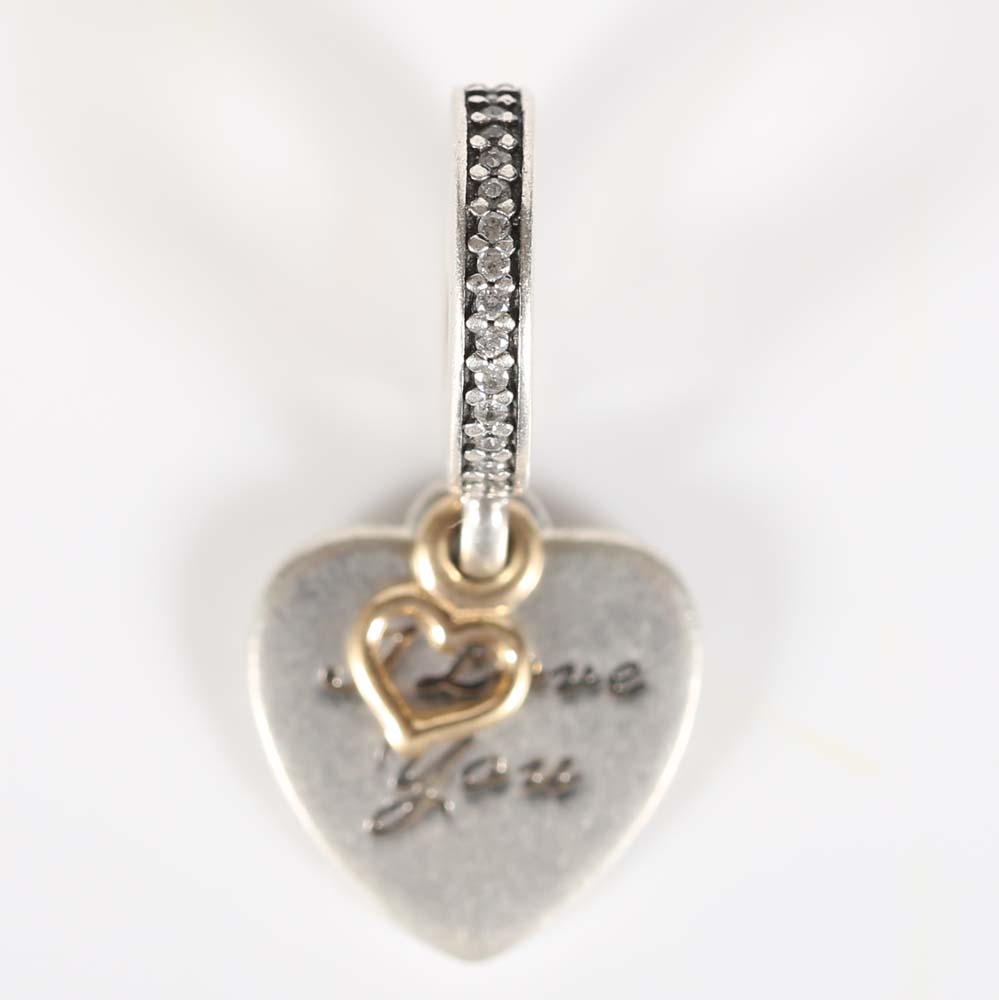 Pandora Sterling Silver Heart Charm