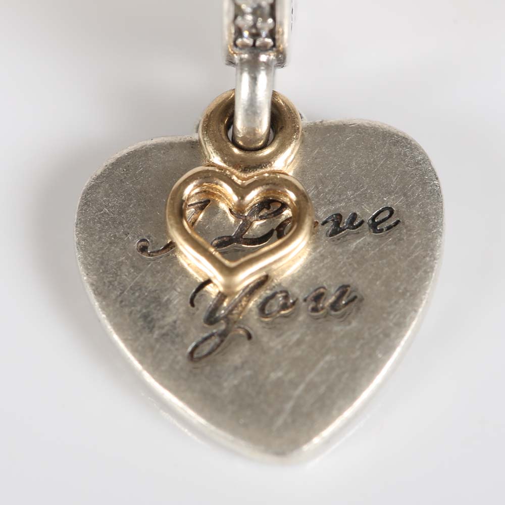 Pandora Sterling Silver Heart Charm