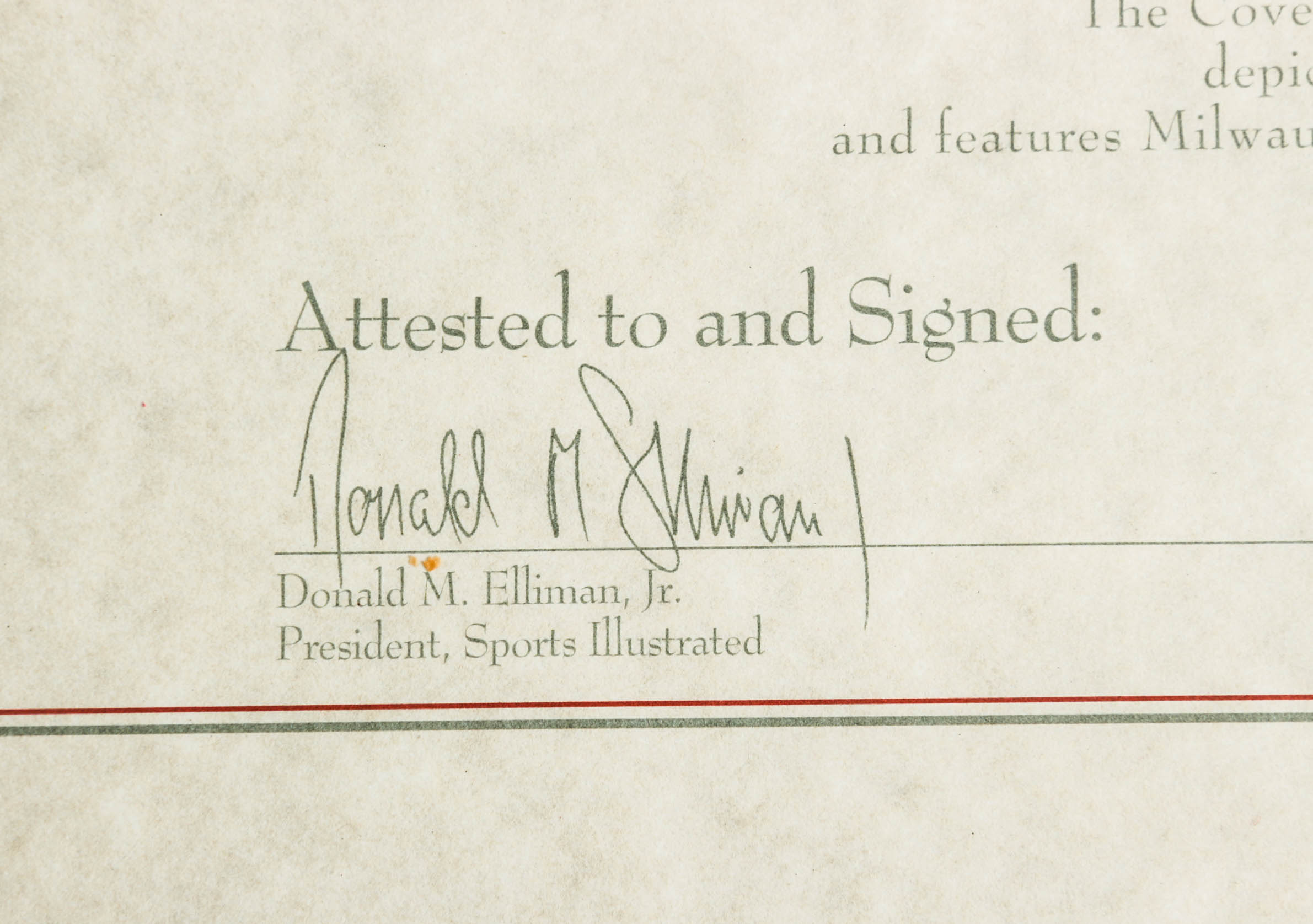 "Sports Illustrated" Magazine First Issue August 16, 1954