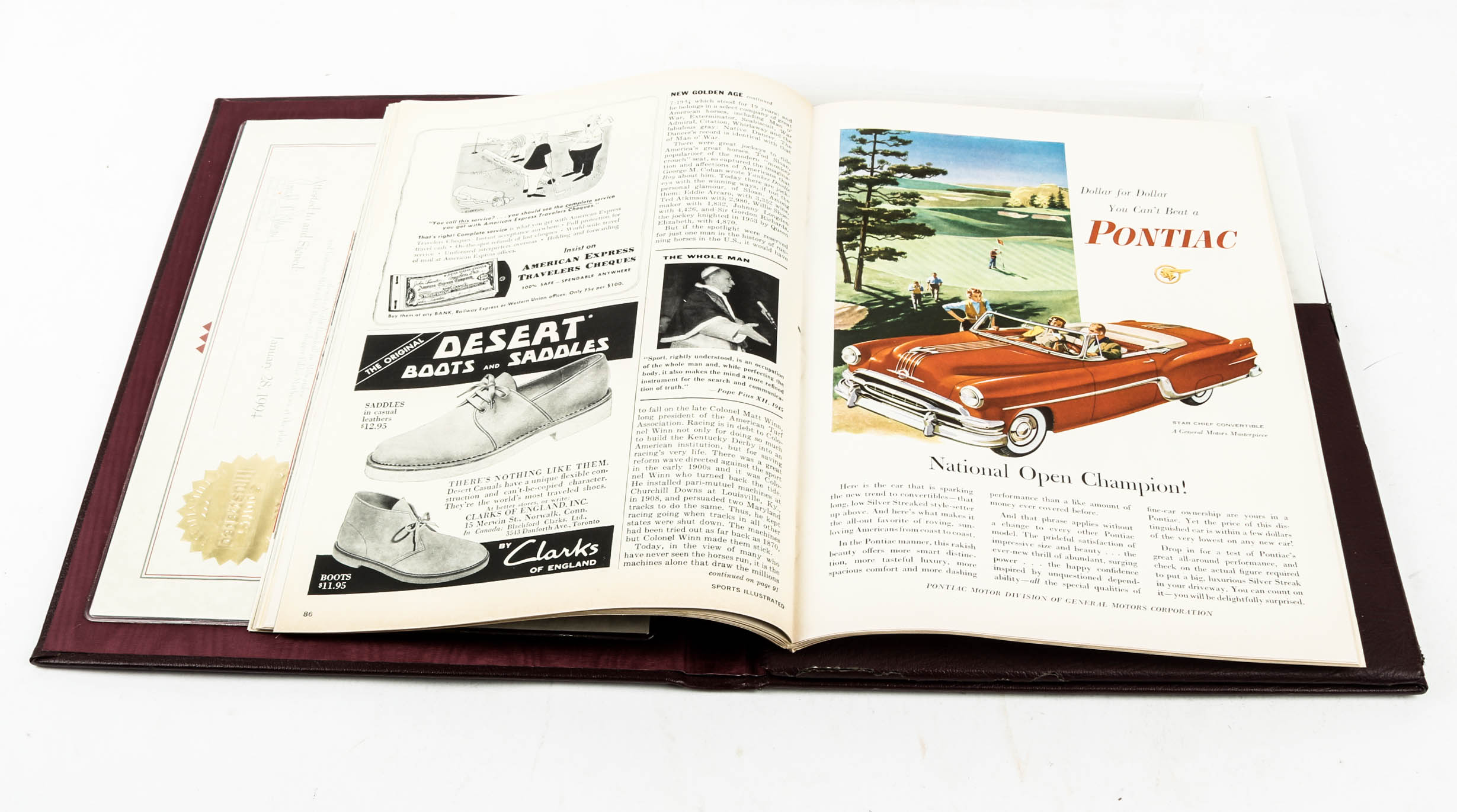 "Sports Illustrated" Magazine First Issue August 16, 1954