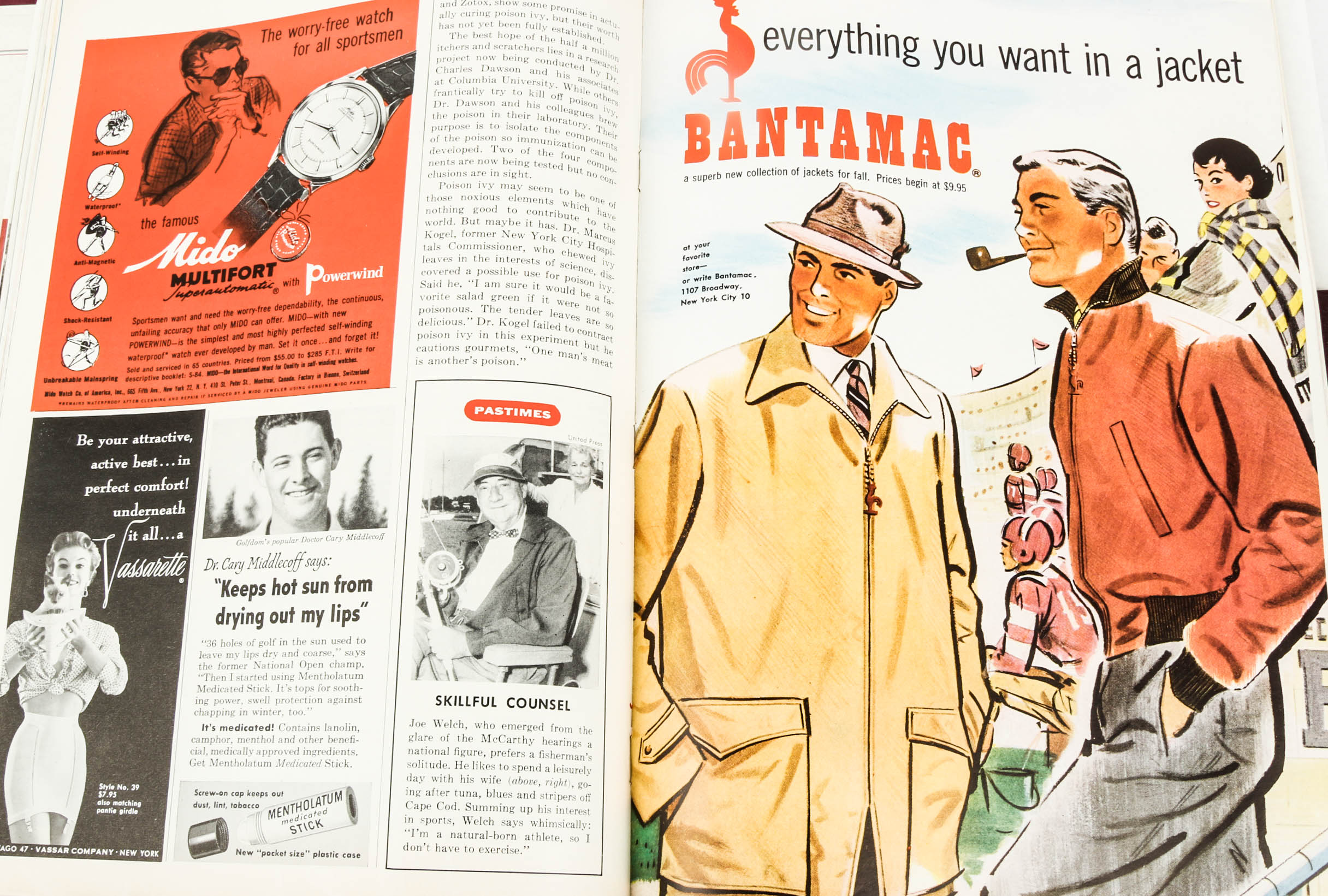 "Sports Illustrated" Magazine First Issue August 16, 1954