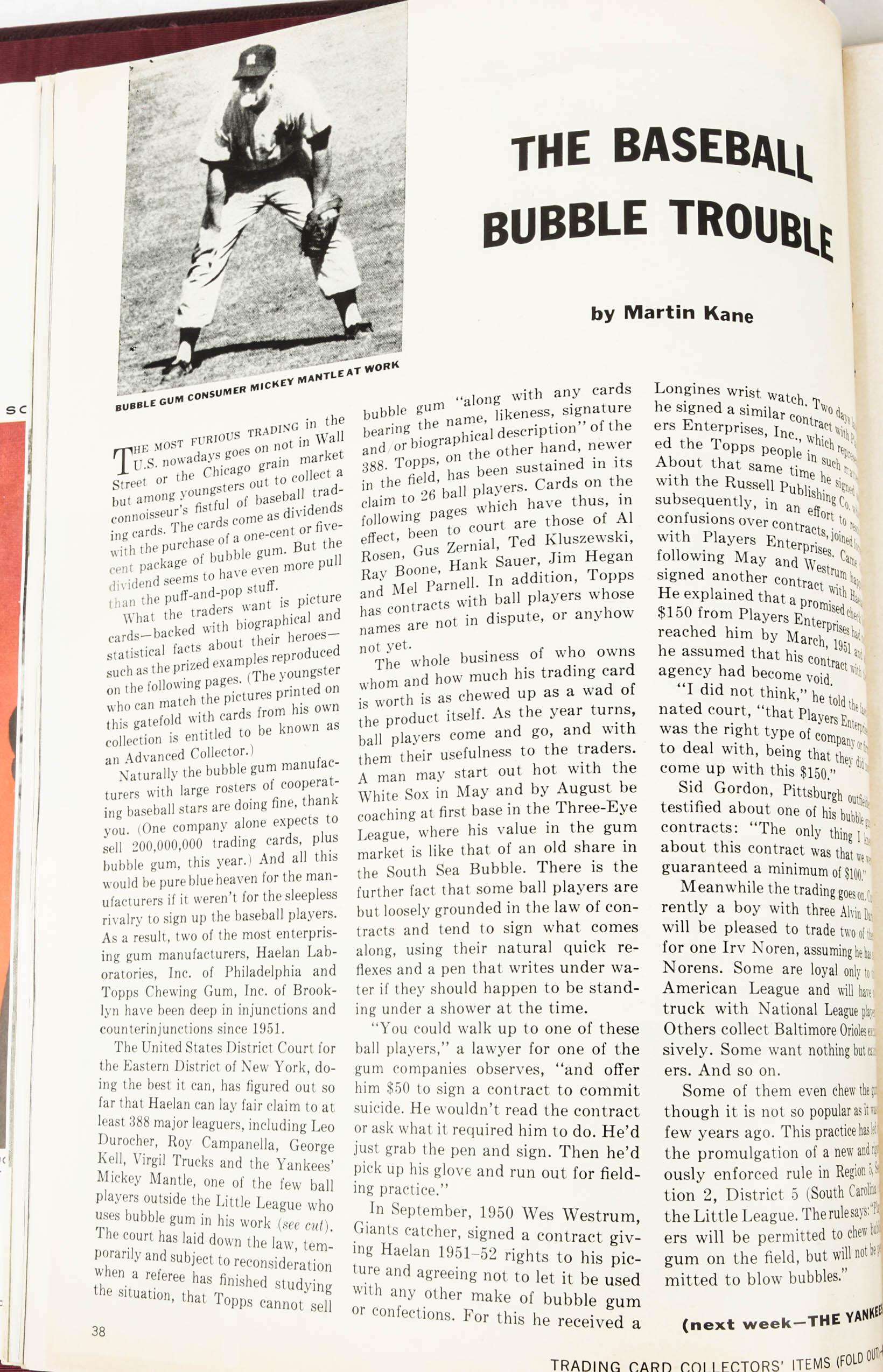 "Sports Illustrated" Magazine First Issue August 16, 1954