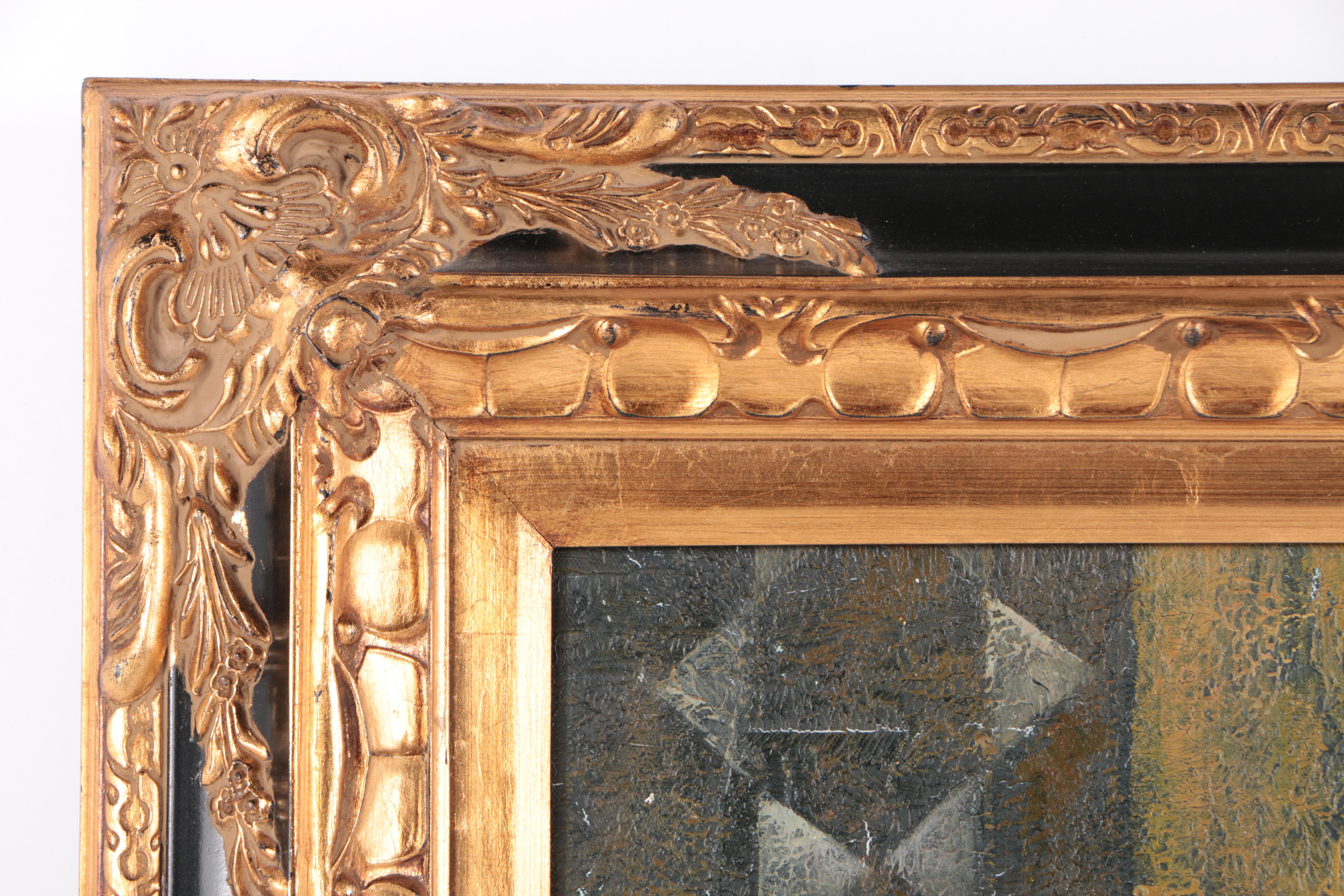 Oil Painting on Canvas of Elizabethan Era Couple