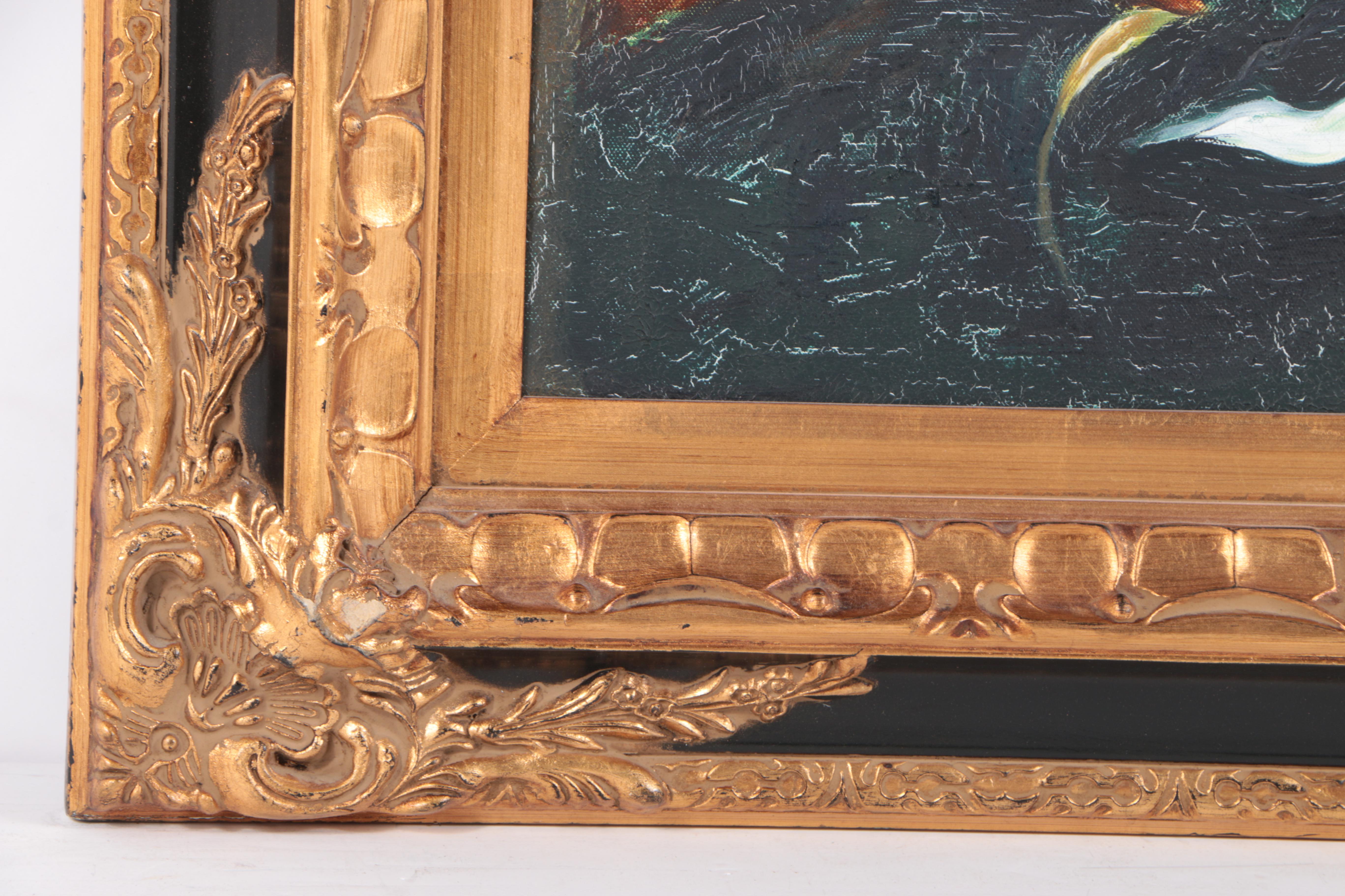 Oil Painting on Canvas of Elizabethan Era Couple